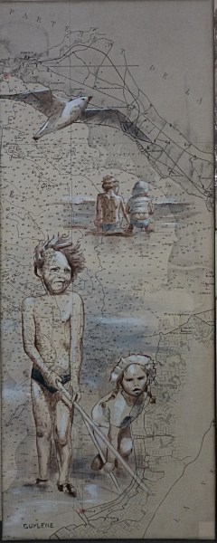 Clément et Marion à la plage