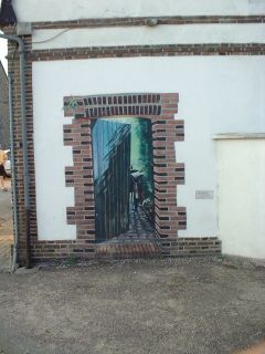 Porte ouverte sur le jardin
