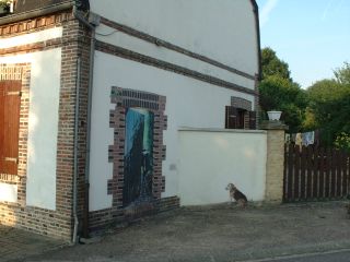 Fresque vue de la rue