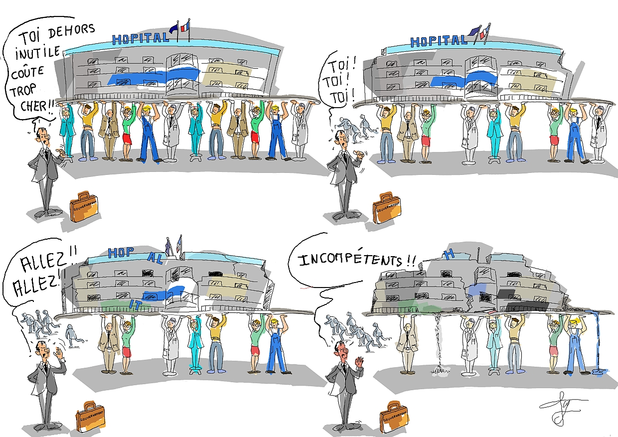 L'hôpital est malade
